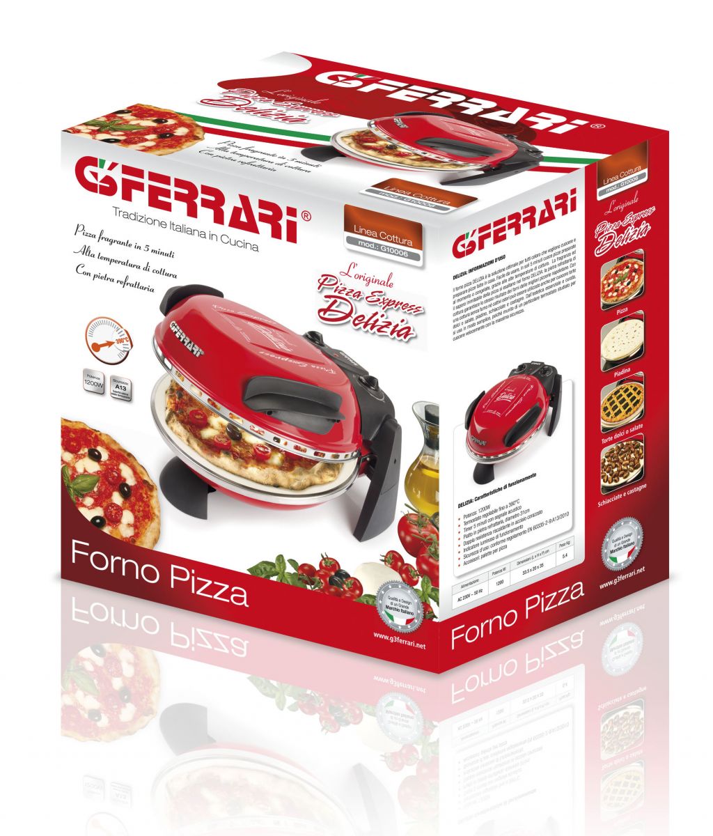ROTEX G3 FERRARI FORNO PIZZA MAKER EXPRESS DELIZIA CON PIETRA